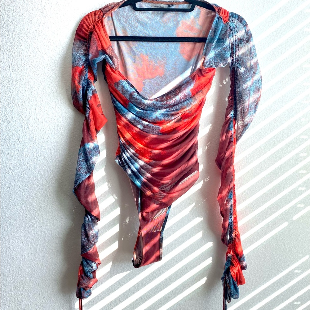 Andrea Iyamah stretch bodysuit / swimsuit